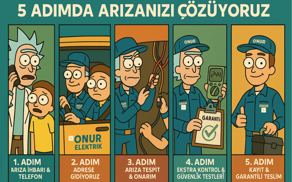 5 adimda ariza tespit